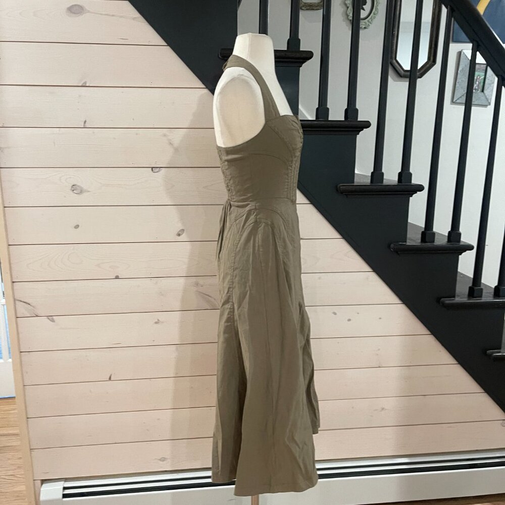 Anthropologie Zip-Front Corset Dress NWOT Size XXS - Picture 7 of 11